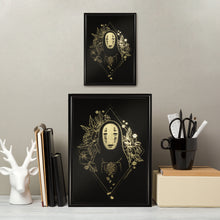 Load image into Gallery viewer, No face gold print
