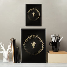Load image into Gallery viewer, The only one ring gold print