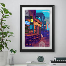 Load image into Gallery viewer, Poster retrowave, lo-fi, double sided