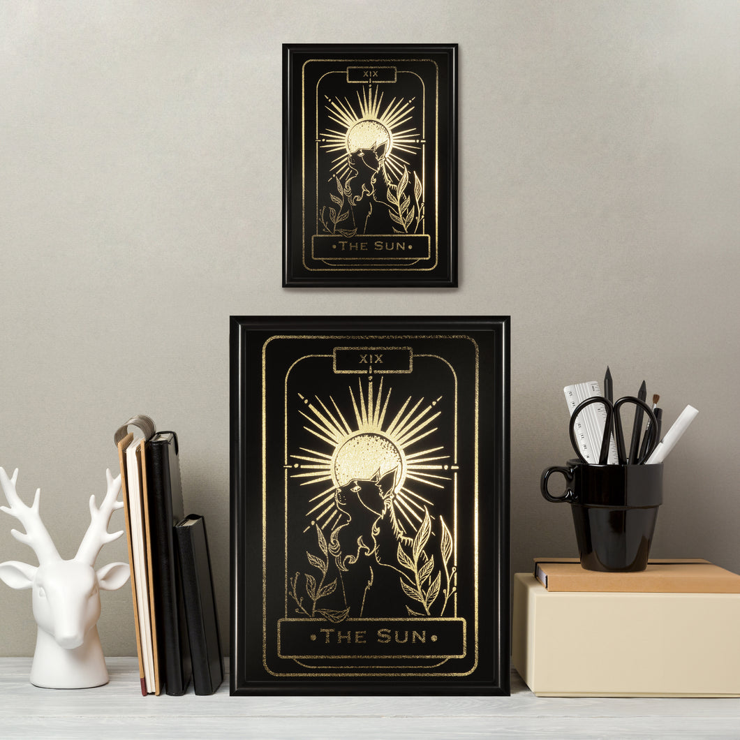 The Sun Tarot card print